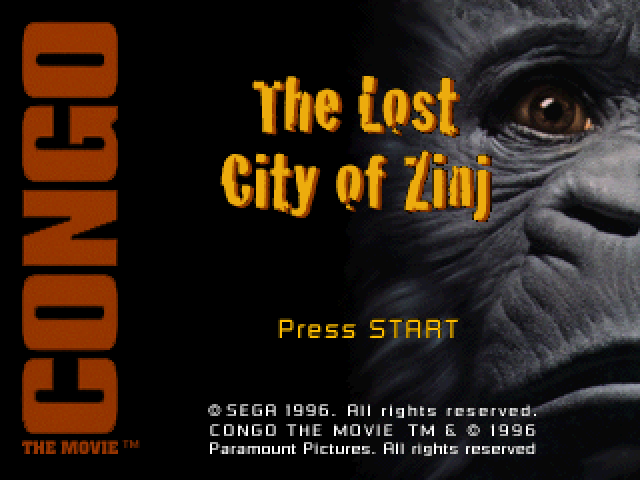 Congo the Movie Title Screen